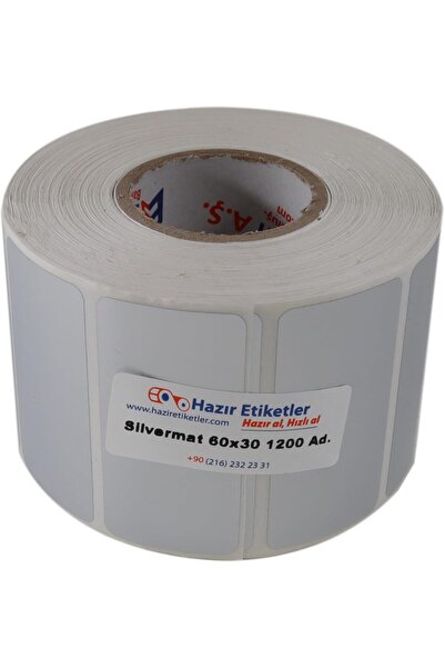 BRF BezSell Demirbaş Etiketi 60mm X 30mm 1200 قطعة في لفة 1027645