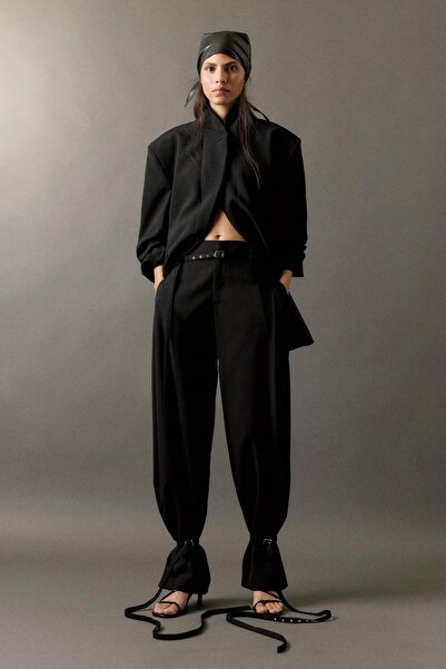 Pull & Bear Kısa kumaş kaban