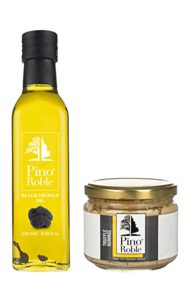 PinoRoble Black Truffle Siyah Trüf Mantarı Parçalı Ve Yağlı Soğuk Sıkım Gurme...