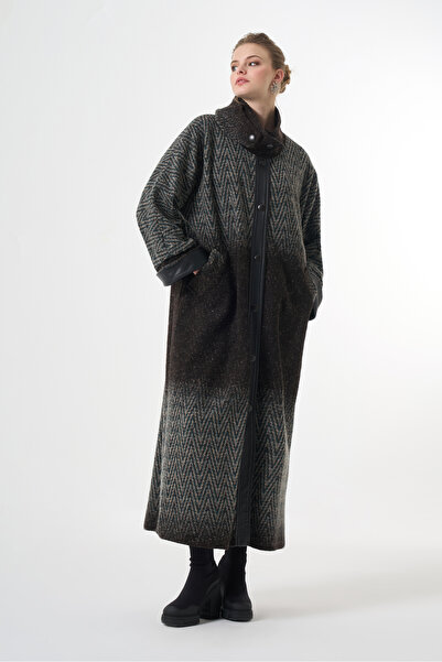 MissWhence معطف منقوش