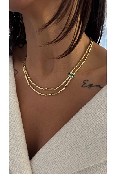 Vi store Steel Stone Special Series Necklace