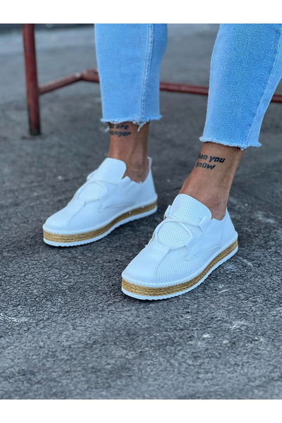 Mirglart Wagoon WG015 White Men's Casual Shoes