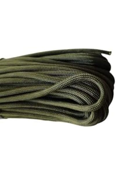 BRF Karsell Haki Paracord Hayatta Kalma İpi, 30m - 300kg, Dayanıklı Kamp Ekip...