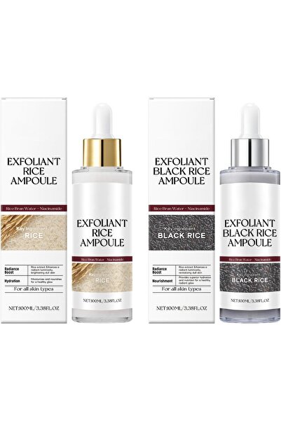 Yelajoy Black and White Rice Face Serum Exfoliantor,Pore Minimizing Deep Hydr...