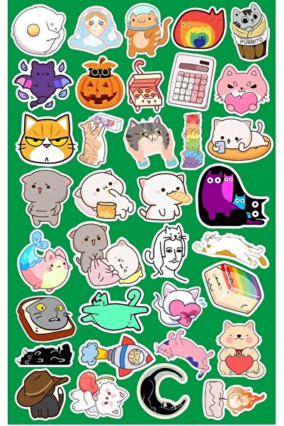 BRF ملصق BezSell Funny Cats Series 3 للهاتف والكمبيوتر المحمول والكمبيوتر الل...