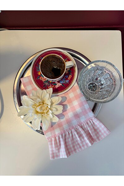 hibon Pembe Pötikare Sunum Peçetesi 2’li Set - Sunum & Parti Peçetesi