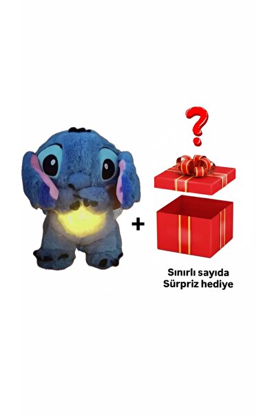 fatwell Nefes Alan Peluş, Uyku Arkadaşım Mavi Oyuncak Ayıcık, Peluş Oyuncak S...