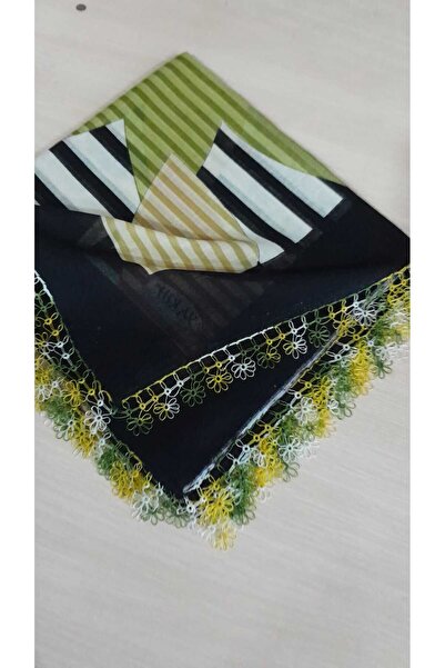 Papatyam 100 X 100 Cotton Yemeni Mekik Work Embroidery Three and a Half Edge Embroidery