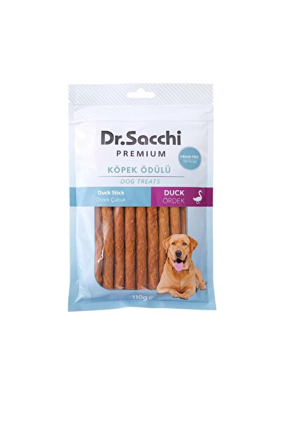 Dr. Sacchi Dr.Sacchi Premium Ördekli Çubuk Tahılsız Köpek Ödülü 5" 11-13 Gr 1...