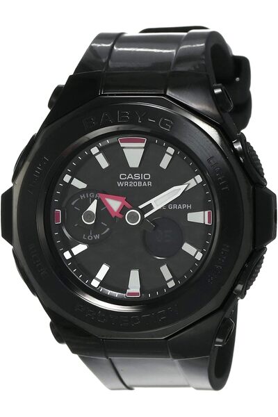 Casio Womens Quartz Watch, Analog-Digital Display and Resin Strap BGA-225G-1ADR