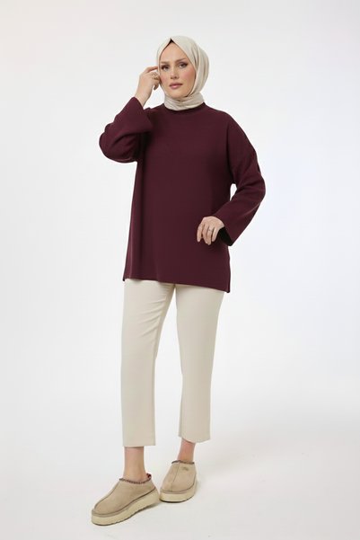 My City 44186 - Stylish Comfortable Rayonelit Women's Long Flowy Slim Knit Sweater