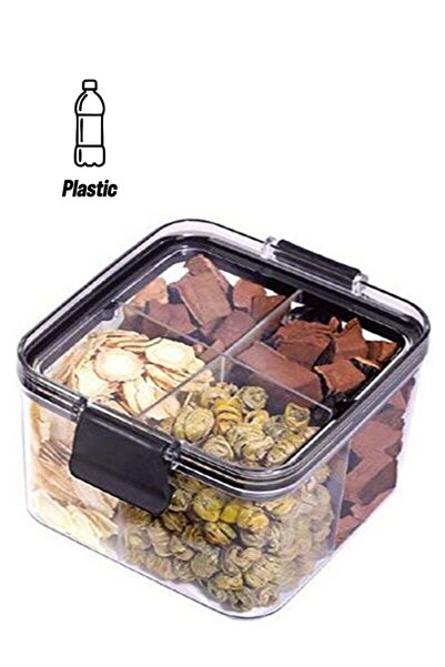 Arabest مجموعة حاويات تخزين طعام مقسمة قابلة للتكديس مع أغطية محكمة الإغلاق ل...