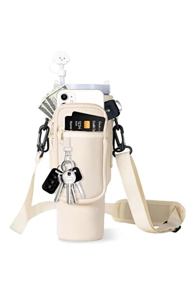 JZS حقيبة حمل من النيوبرين لكوب ستانلي سعة 30/40 أونصة مع مقبض - حزام قابل لل...