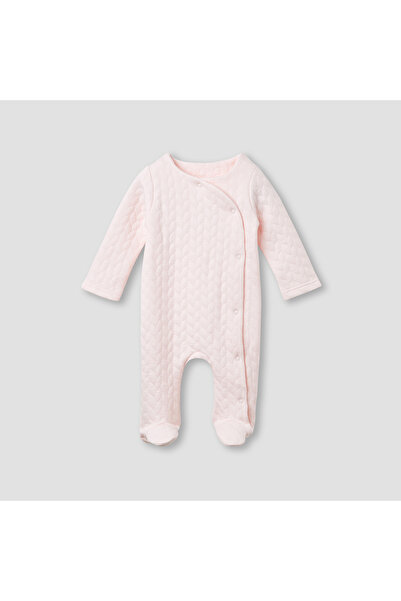 Juniors بدلة نوم من قماش الجاكار المزخرف بأكمام طويلة