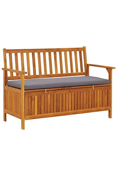 vidaxl Bancă de depozitare grădină, 120 cm, lemn masiv de acacia