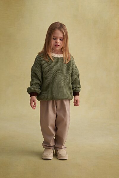 EBU Prive Tricotaj pentru copii Pulover Verde