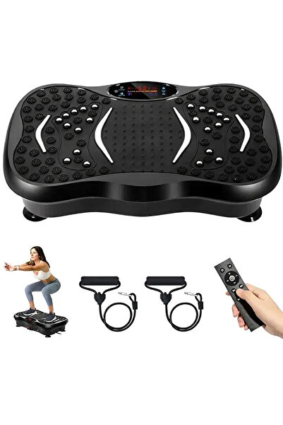 RODOIT جهاز تمرين لوح الاهتزاز | شريطان للمقاومة | جهاز تدريب لياقة بدنية كامل الجسم | سعة 330 رطلاً