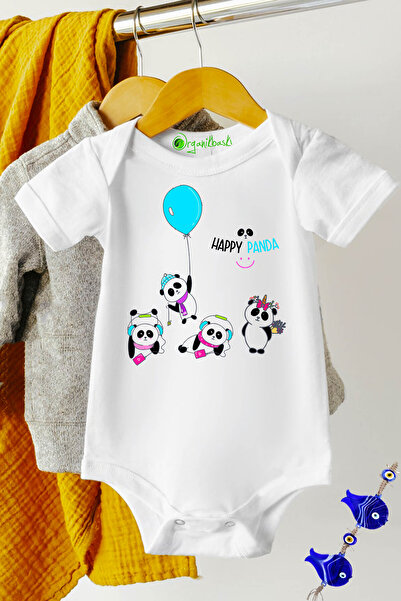 Baby&Baby بدلة أطفال قصيرة الأكمام مع أزرار كبس وطباعة اسم قابلة للكتابة عليه...