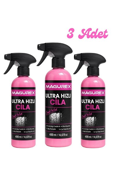 MAGUREX 3'lü Avantaj Paketi - Ultra Hızlı Cila Seramik Katkılı Islak ve Kuru ...