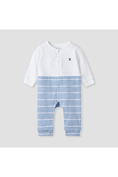 Juniors بدلة نوم مخططة بأكمام طويلة