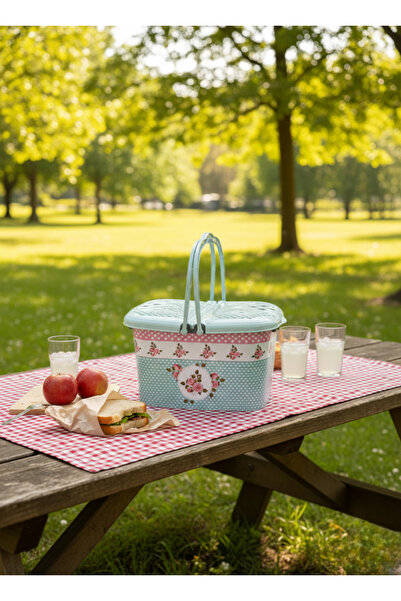 Elista Piknik Sepeti Desenli 25 lt