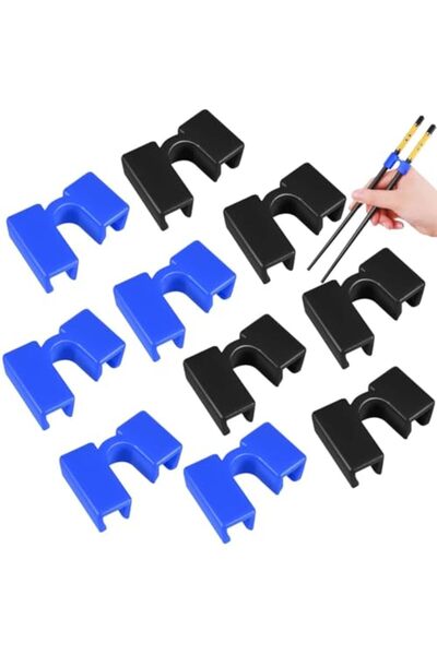 TOMVAES 10 Pieces of Reusable Training Chopsticks
