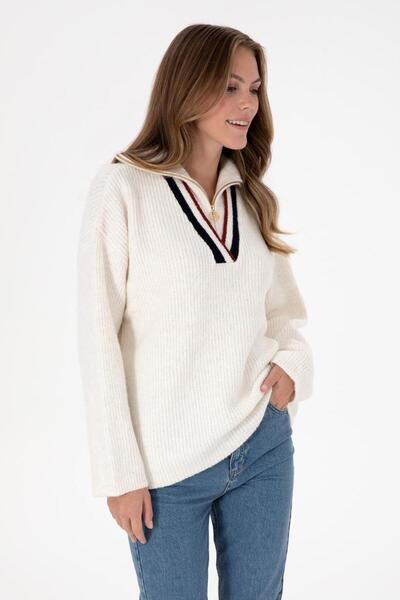 U.S. Polo Assn. Us Polo Zip-Up High-Necked Sweater