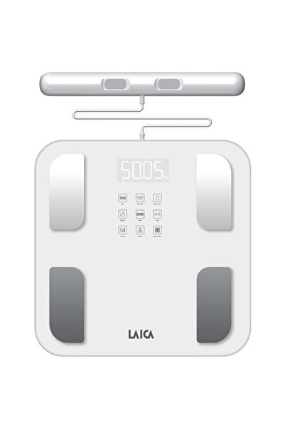 LAICA Cântar Smart compoziție corporală Body Composition PS7126, 180 kg, 30 p...