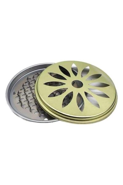 Bukela حامل لفائف طارد البعوض ZBJBinCH، مبخرة بخور معدنية مقاومة للرياح مع غط...