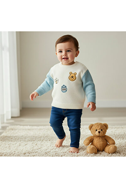 Disney Winnie The Pooh Applique Pullover with Long Sleeves
