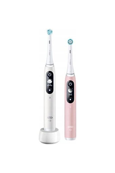 Oral-B iO6 DuoPack, 5 cleaning modes, White/Pink