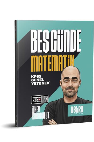 RETRO YAYINCILIK 2026 Model KPSS GENEL YETENEK BEŞ GÜNDE MATEMATİK KAMP KİTAB...