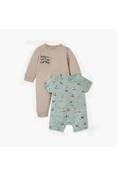 Juniors طقم مكون من قطعتين مطبوع صورة بيجامة نوم ورومبير