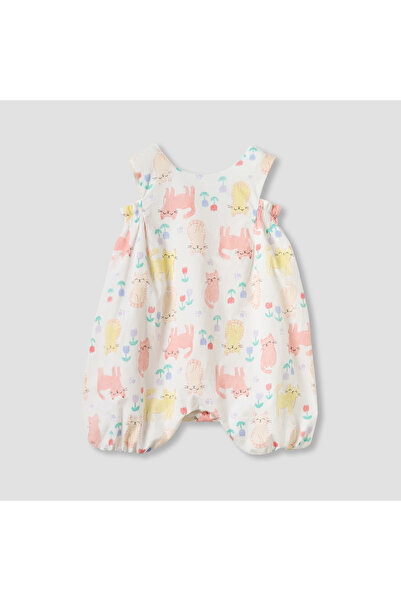 Juniors جمبسوت بدون أكمام بطبعة قطط كاملة