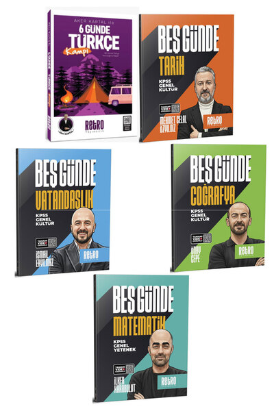 RETRO YAYINCILIK 2026 Model Genel yetenek Kültür Türkçe Matematik Tarih Coğra...