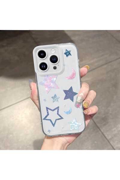 ucuc iPhone 15 Pro Uyumlu Kılıf Kamera Korumalı Şeffaf Ultra Ince Silikon Kap...