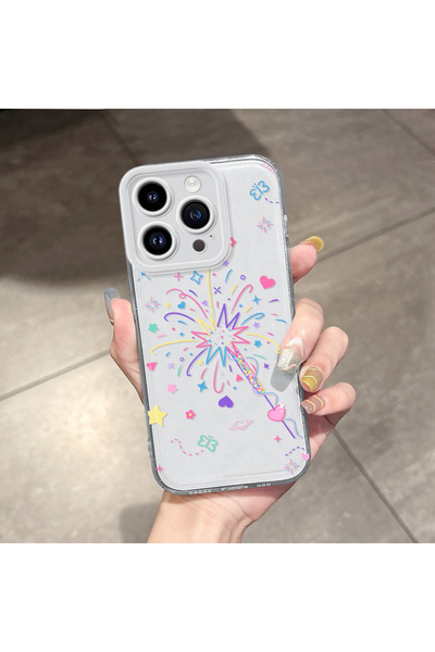 ucuc غطاء متوافق مع آيفون 15 برو مع حماية للكاميرا، غطاء سيليكون شفاف فائق ال...