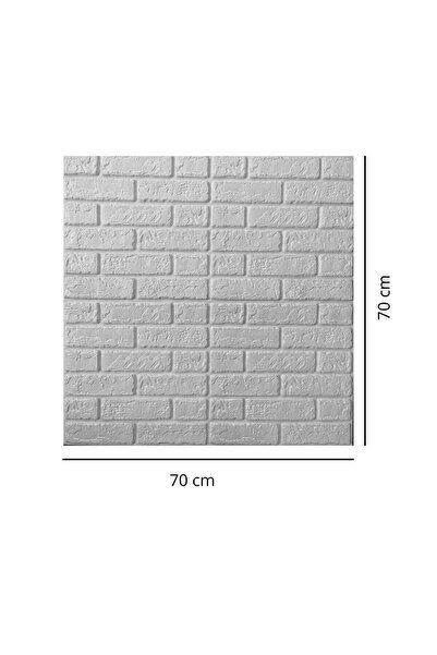 HORECA MARKET 3D Kendinden Yapışkanlı Duvar Paneli - 70x70cm - Ses ve Isı Yal...