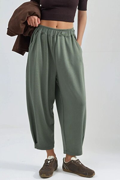 Hiccup Modal Textured Shalwar Trousers Berşan Collection