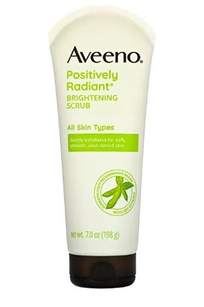 AVEENO Positively Radiant Cilt Aydınlatıcı Peeling Günlük Yüz Peelingi Nem Ze...