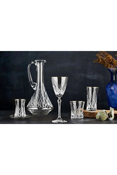 Kahramanlar KRİSTAL TAKIM PLUS31 PARÇA PLATİN 5056-P ENZA