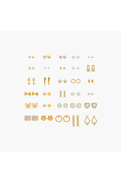 Lifestyle عبوة من 30 قرطًا معدنيًا مرصعًا بمشبك خلفي