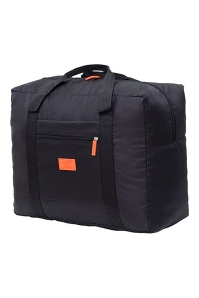 Generic Waterproof Folding Travel Duffel Bag Navy Blue