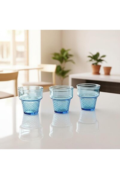 Kosova 410006 حاوية آيس كريم ملونة بثلاثة أقسام