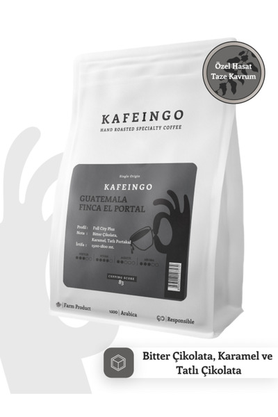 Kafeingo Guatemala Antigua Çekirdek Kahve 1000 gr