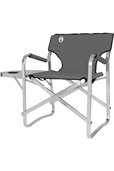 Coleman Șezlong din aluminiu cu masă 2000038341, scaun de camping (gri/argintiu)