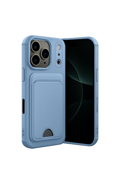 AKSEFİZZ حافظة متوافقة مع هاتف iPhone 17 Pro، تصميم نحيف، غطاء ناعم ملون مع ح...