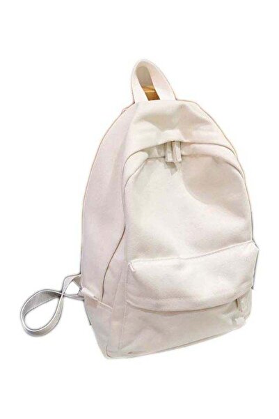 Generic Solid Backpack 14.9x10.6x4.7 Inches White