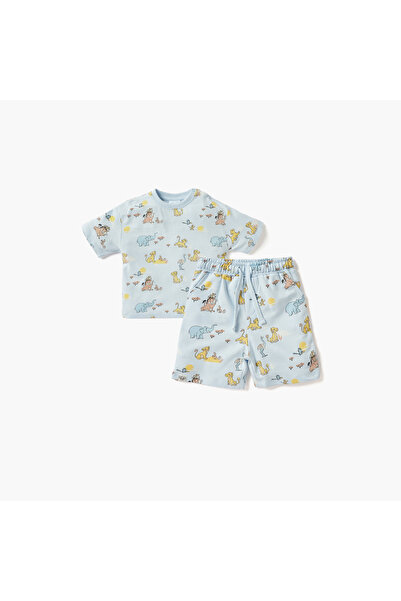 Disney All-Over Lion King Print T-shirt and Shorts Set