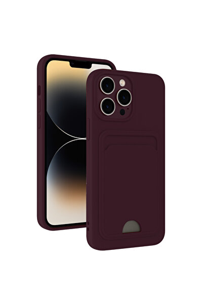 AKSEFİZZ حافظة متوافقة مع هاتف iPhone 13 Pro، تصميم نحيف، غطاء ناعم ملون مع ح...